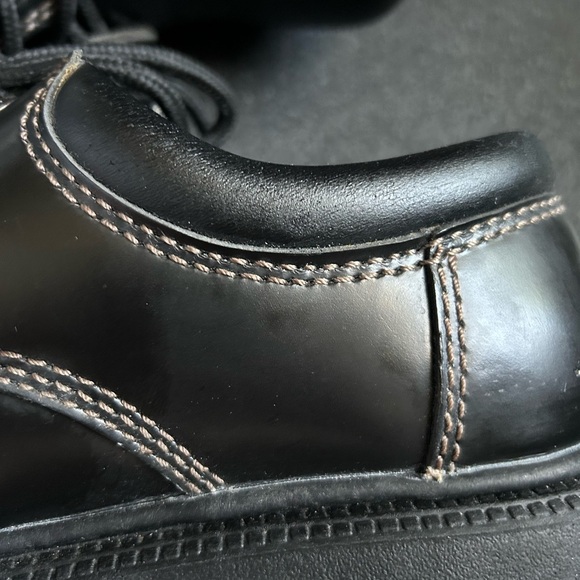 Skechers Men's Black Lace-Up Oxfords Vintage Jammers - Picture 5 of 16